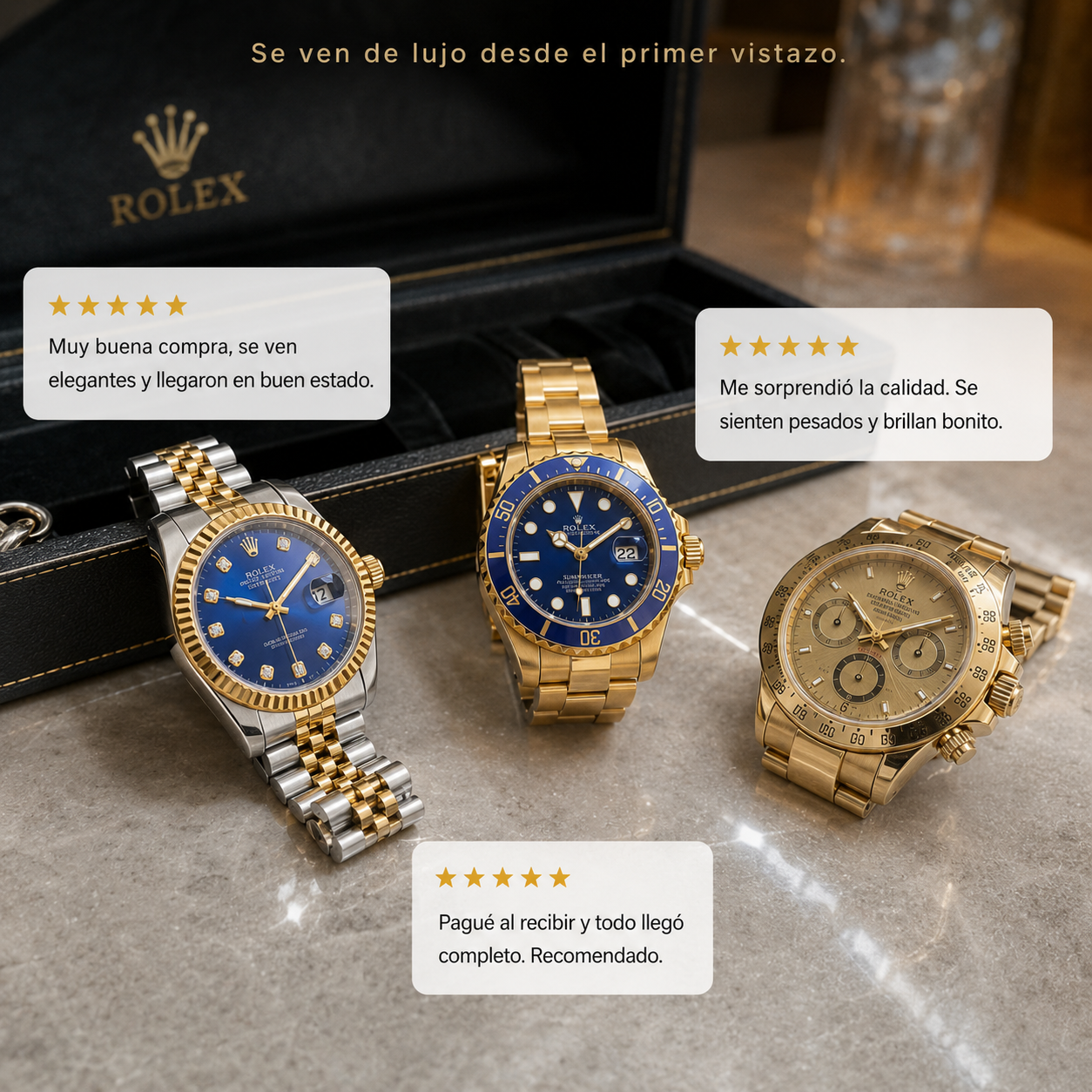COMBO 3 RELOJ